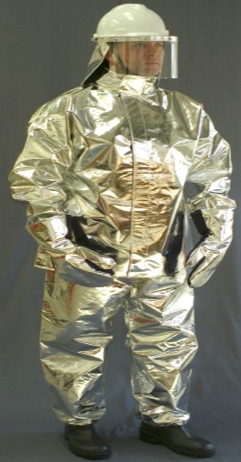 FIREMAN SUIT ALUMINISED