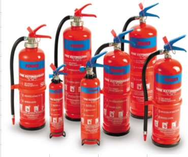 DRY POWDER FIRE EXTINGUISHER